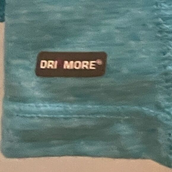 Medium Danskin Now semi fitted blue long sleeve lightweight stretch athletic top - Picture 5 of 10